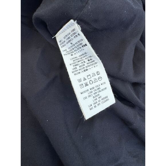 FREE PEOPLE Black All I Got Floral Tiered Flared Maxi Long Dress Size 12 0 - Picture 7 of 11